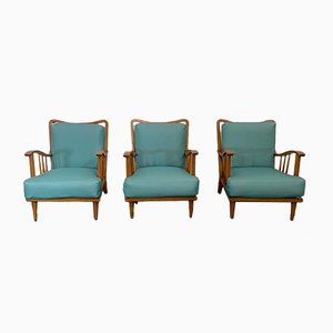 Maple Lounge Chairs by Paolo Buffa, 1950s, Set of 3-IJR-736593