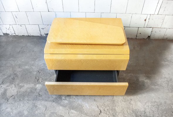 Maple Nightstands by Giovanni Offredi for Saporiti Italia, 1970s, Set of 2-VCV-887748