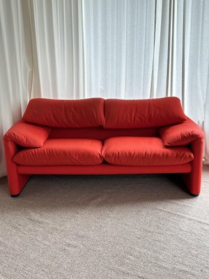 Maralunga 2-Seater Sofa by Vico Magistretti for Cassina, 1980s-GQD-2040572