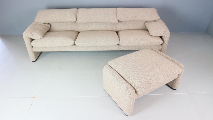 Maralunga Footstool attributed to Vico Magistretti for Cassina, 1970-DT-2026101