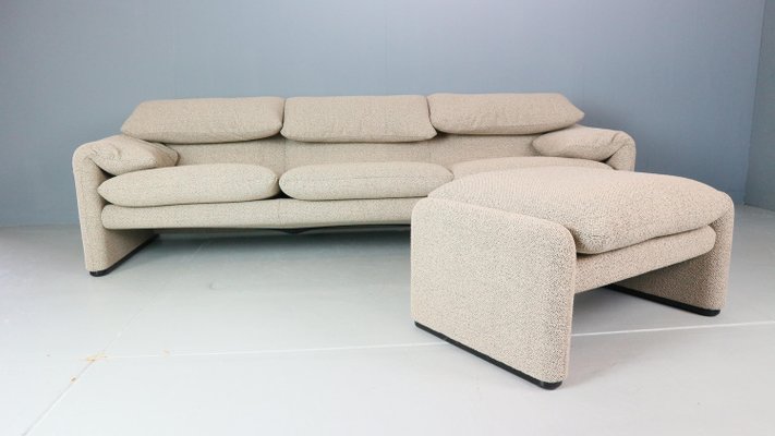 Maralunga Footstool attributed to Vico Magistretti for Cassina, 1970-DT-2026101