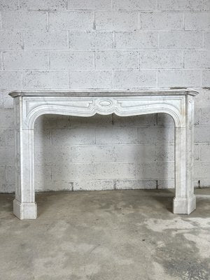 Marble Chimney Mantel, 1890s-AXR-1747016