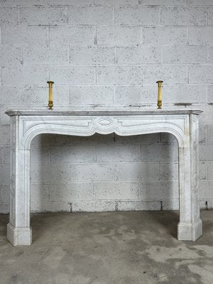 Marble Chimney Mantel, 1890s-AXR-1747016