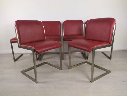 Marble Table and 6 Chairs, Set of 7-EAD-964450