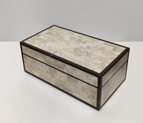 Marble, Wood and Brass Box from Maitland Smith, 1970s-JJT-828253