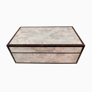 Marble, Wood and Brass Box from Maitland Smith, 1970s-JJT-828253