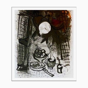 Marc Chagall, Brown Still Life, 1957, Original Lithograph-KHH-1103053