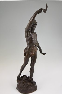 Marcel Debut, Sculpture of Aladdin and the Magic Lamp, Bronze-KTN-1318540