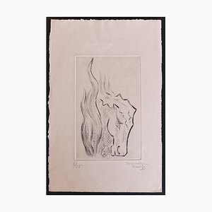 Marcel Kurtz - The Horse - Original Etching - Late 20th Century-ZCI-909831