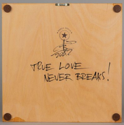 Marek Braun, True Love Never Breaks, 21st Century, Wall-Mounted Plastic & Wood Sculpture-WMV-1392840