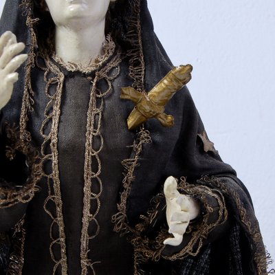 Maria Addolorata Figurine in Ceramic-XSG-1742151