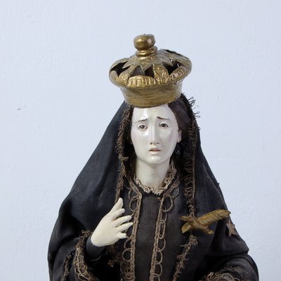 Maria Addolorata Figurine in Ceramic-XSG-1742151