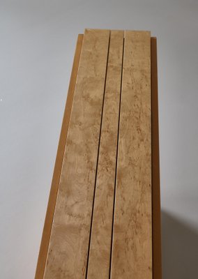 Maria Flap Folding Table in Karelian Birch attributed to Bruno Mathsson for Karl Mathsson, 1977-WRF-1721270