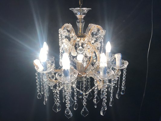 Maria Teresa Cut Crystal Chandelier, 1970s-WQQ-1155135