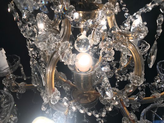 Maria Teresa Cut Crystal Chandelier, 1970s-WQQ-1155135