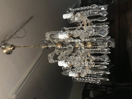 Maria Teresa Cut Crystal Chandelier, 1970s-WQQ-1155135