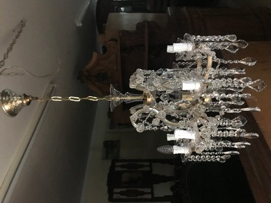 Maria Teresa Cut Crystal Chandelier, 1970s-WQQ-1155135