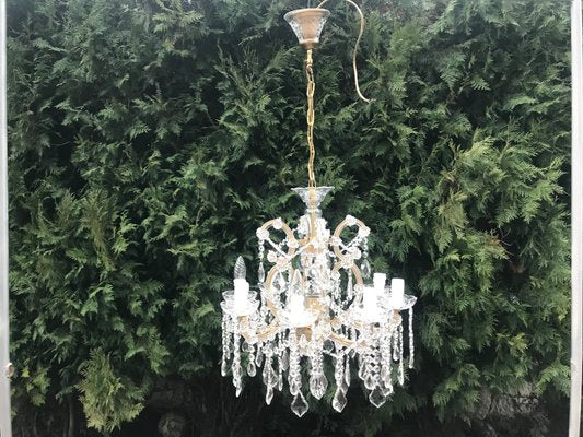 Maria Teresa Cut Crystal Chandelier, 1970s-WQQ-1155135