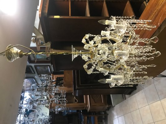 Maria Teresa Cut Crystal Chandelier, 1970s-WQQ-1155135