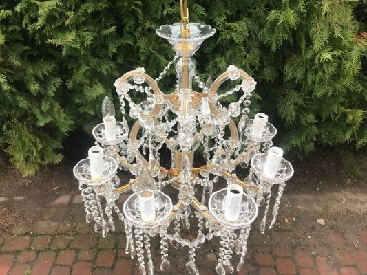 Maria Teresa Cut Crystal Chandelier, 1970s-WQQ-1155135