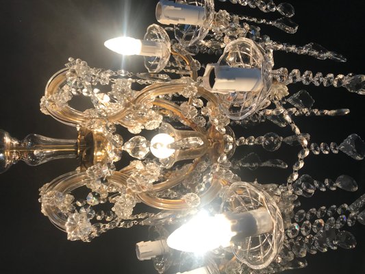 Maria Teresa Cut Crystal Chandelier, 1970s-WQQ-1155135