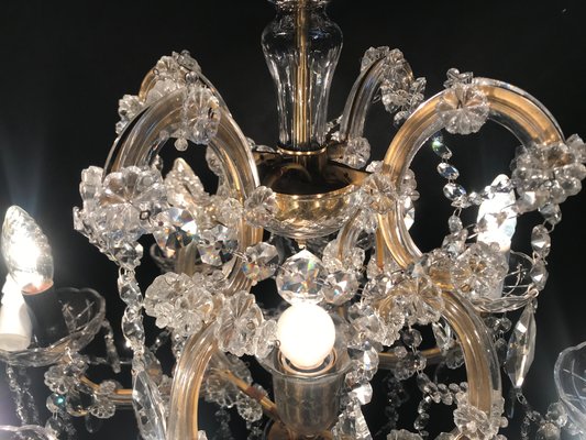 Maria Teresa Cut Crystal Chandelier, 1970s-WQQ-1155135