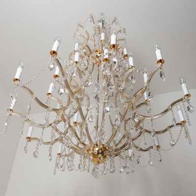 Maria Theresa Gold-Plated Swarovski Chandelier, 1950-VDW-1395271