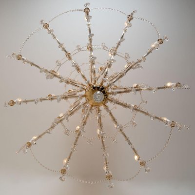 Maria Theresa Gold-Plated Swarovski Chandelier, 1950-VDW-1395271