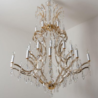 Maria Theresa Gold-Plated Swarovski Chandelier, 1950-VDW-1395271