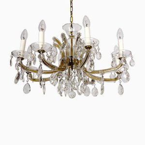 Maria Theresia Style Lead Crystal Chandelier, 1970s-NGU-1780497