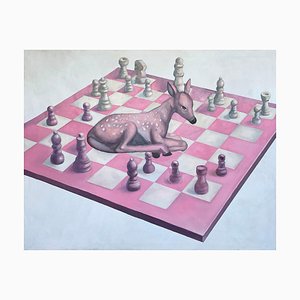 Mariam Odishvili, The Game, 2022, Oil on Canvas-CHG-2030436