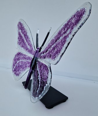 Marijke & Joop Berendsen, Purple Butterfly, 2024, Glass-QAI-2035856