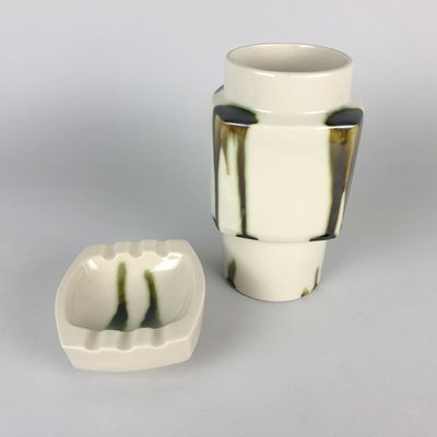 Marion Collection Vase & Ashtray Set from Ditmar Urbach, 1981, Set of 2-TZ-801052