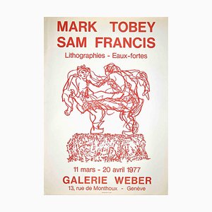 Mark Tobey and Sam Francis, Exhibition Poster, Offset Print, 1977-ZCI-2029415