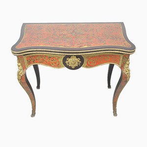 Marquetry Game Table-NE-796137