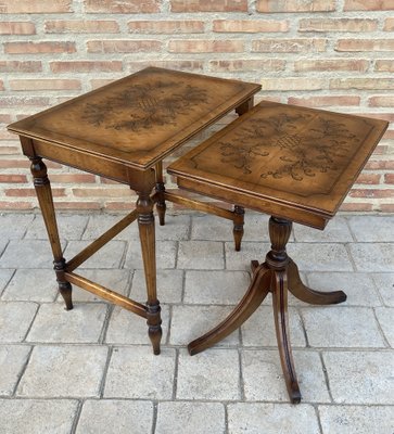 Marquetry Nesting Tables, Set of 2-NOU-970352