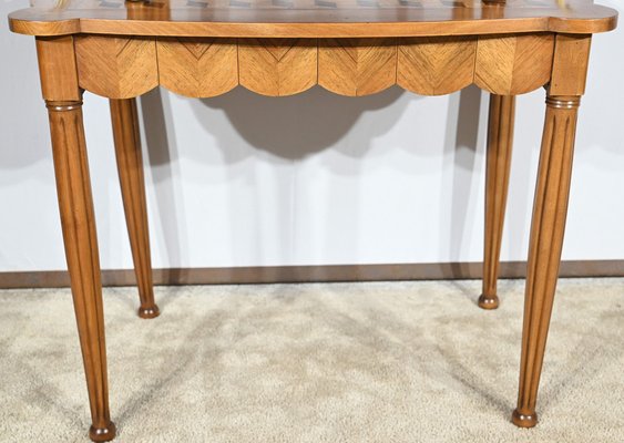 Marquetry Side Table, 1940s-RVK-1806941