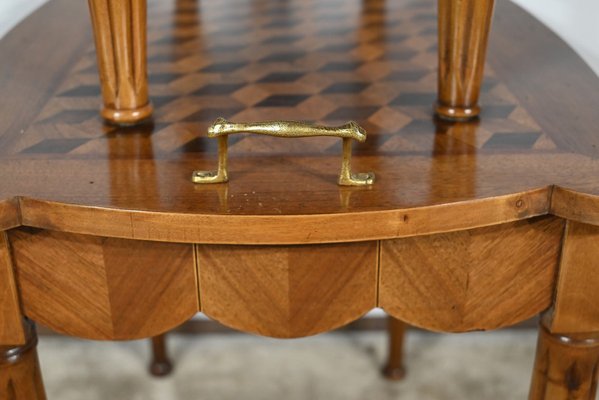 Marquetry Side Table, 1940s-RVK-1806941