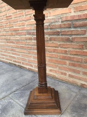 Marquetry Side Table, 1940s-NOU-767272