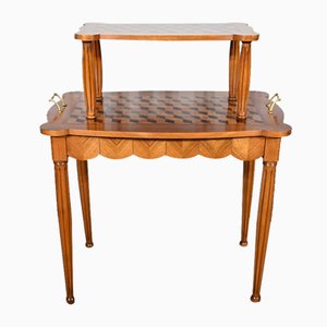 Marquetry Side Table, 1940s-RVK-1806941