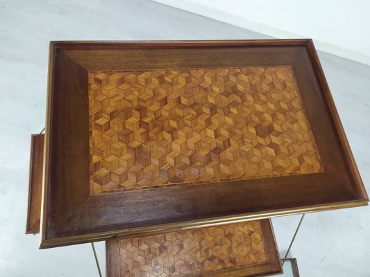 Marquetry Tea Table-EAD-1066955