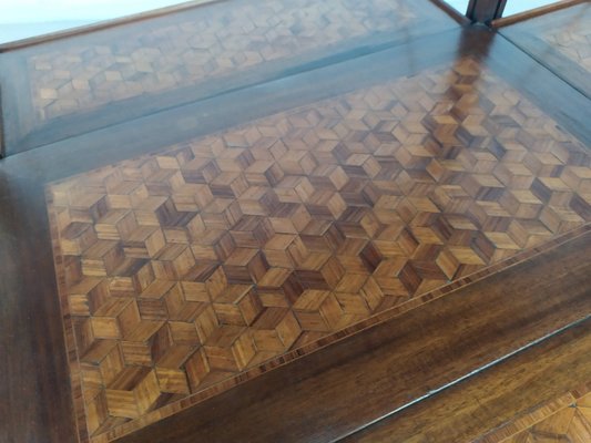 Marquetry Tea Table-EAD-1066955