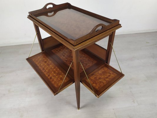 Marquetry Tea Table-EAD-1066955