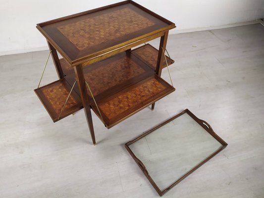 Marquetry Tea Table-EAD-1066955