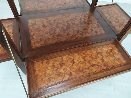 Marquetry Tea Table-EAD-1066955