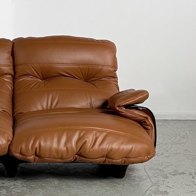 Marsala Sofa in Leather by Michel Ducaroy for Ligne Roset, 1970s-RKX-1413740