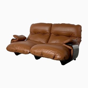 Marsala Sofa in Leather by Michel Ducaroy for Ligne Roset, 1970s-RKX-1413740