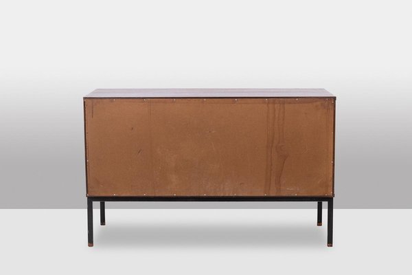 Martin Visser. Sideboard in Wenge and Raffia. 1970s-CEJ-2026346