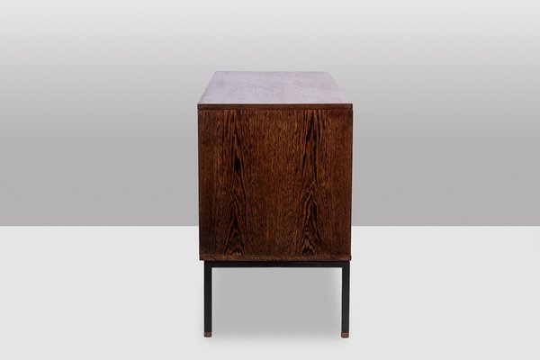 Martin Visser. Sideboard in Wenge and Raffia. 1970s-CEJ-2026346