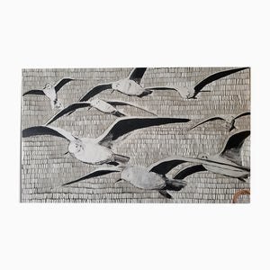 Martina Hamrik, Seagulls, Acrylic on Canvas-MDB-2031899